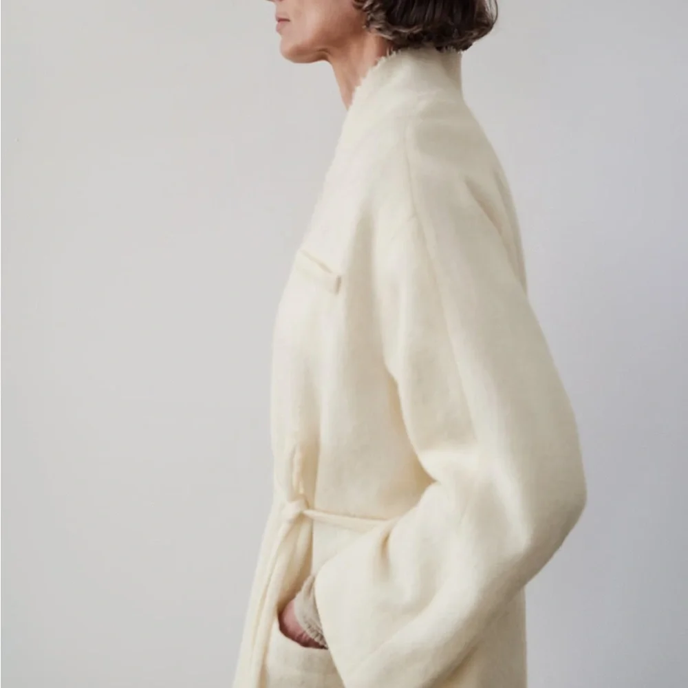 NWT Manteco Wool Coat ZW Collection - Picture 3 of 12